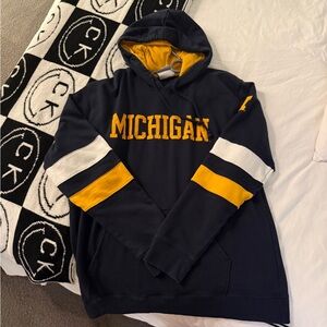 Champion Blue and Yellow Collegiate Hoodie